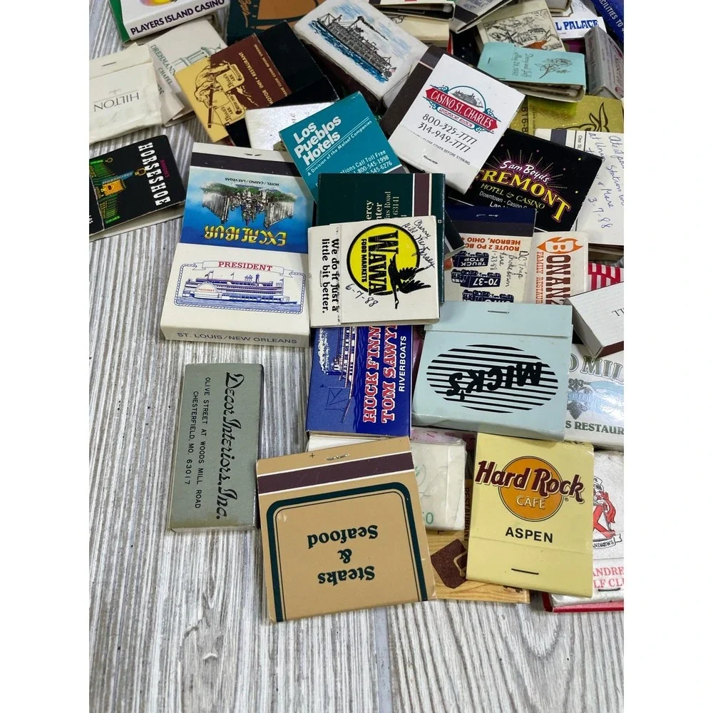 VTG Matchbook Collection Lot 14 oz Hotels Restaurants Bars Casinos Matches